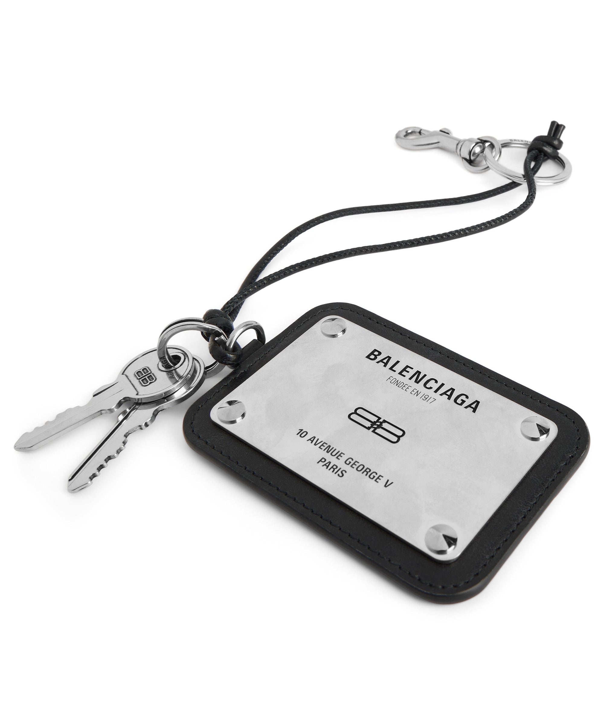 Charm/Keychain Lola - Silver & Black