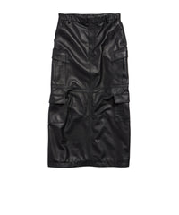 Cargo Maxi Skirt - Black