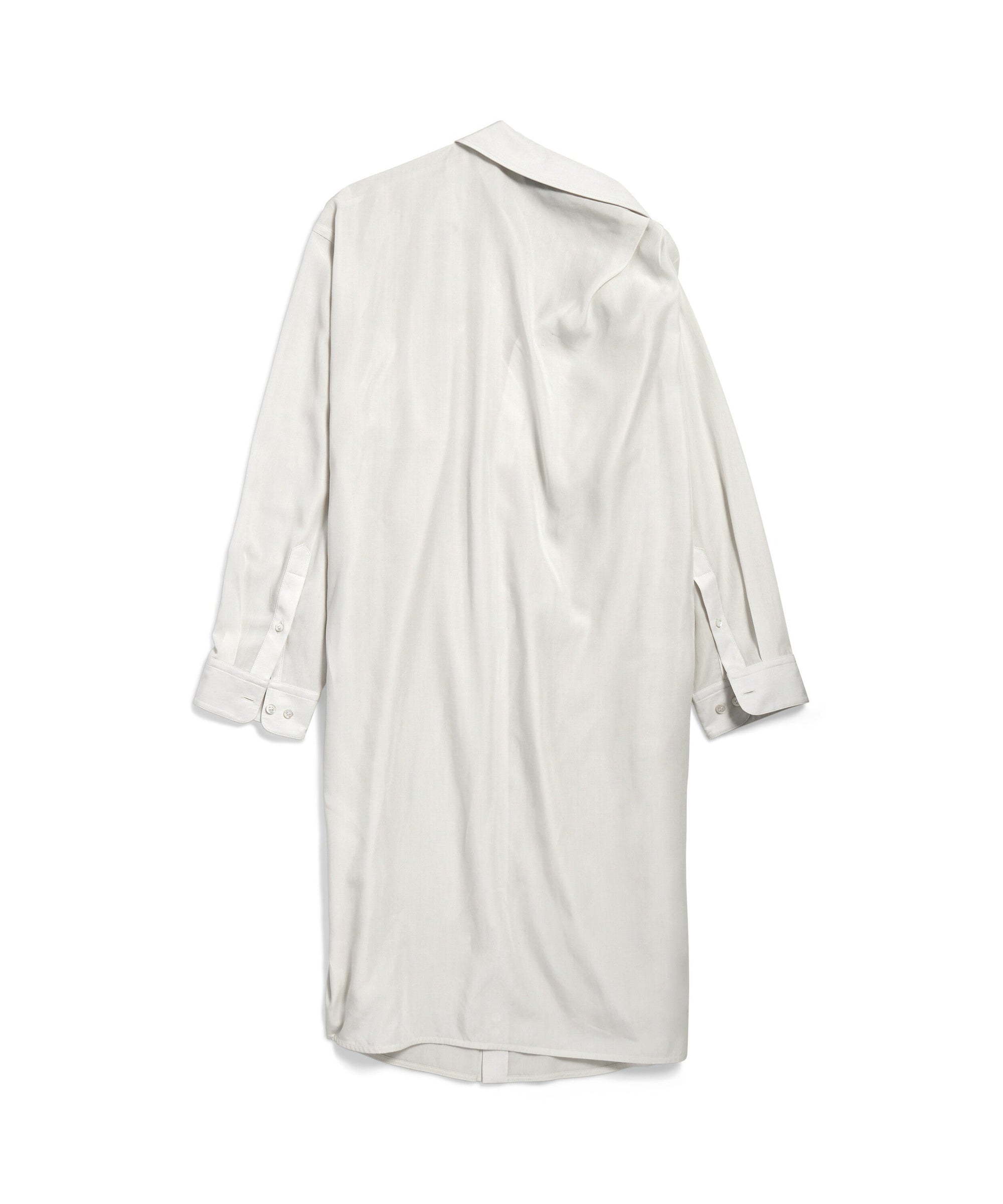 One Shoulder Dress - Dirty White