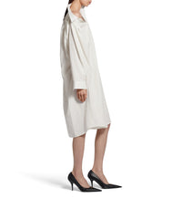 One Shoulder Dress - Dirty White