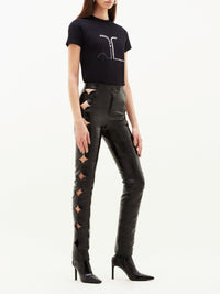 Diamond vinyl Pant - Black