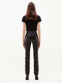 Diamond vinyl Pant - Black