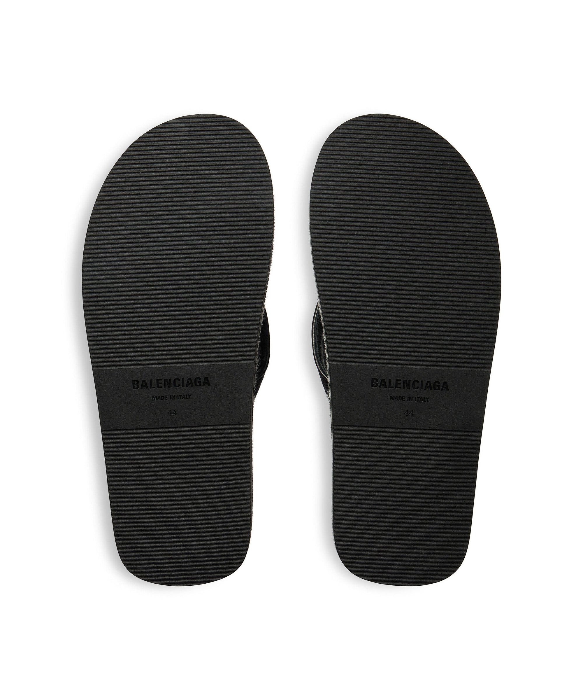 Sunset Thong Flat - Black & White