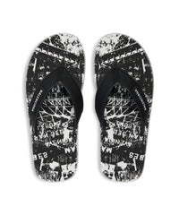 Sunset Thong Flat - Black & White