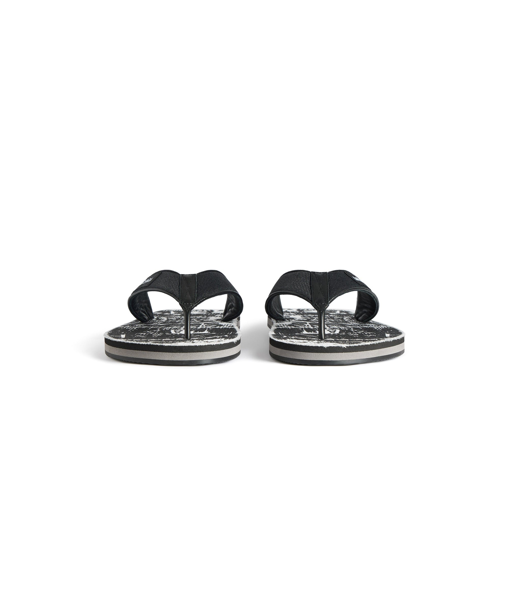 Sunset Thong Flat - Black & White