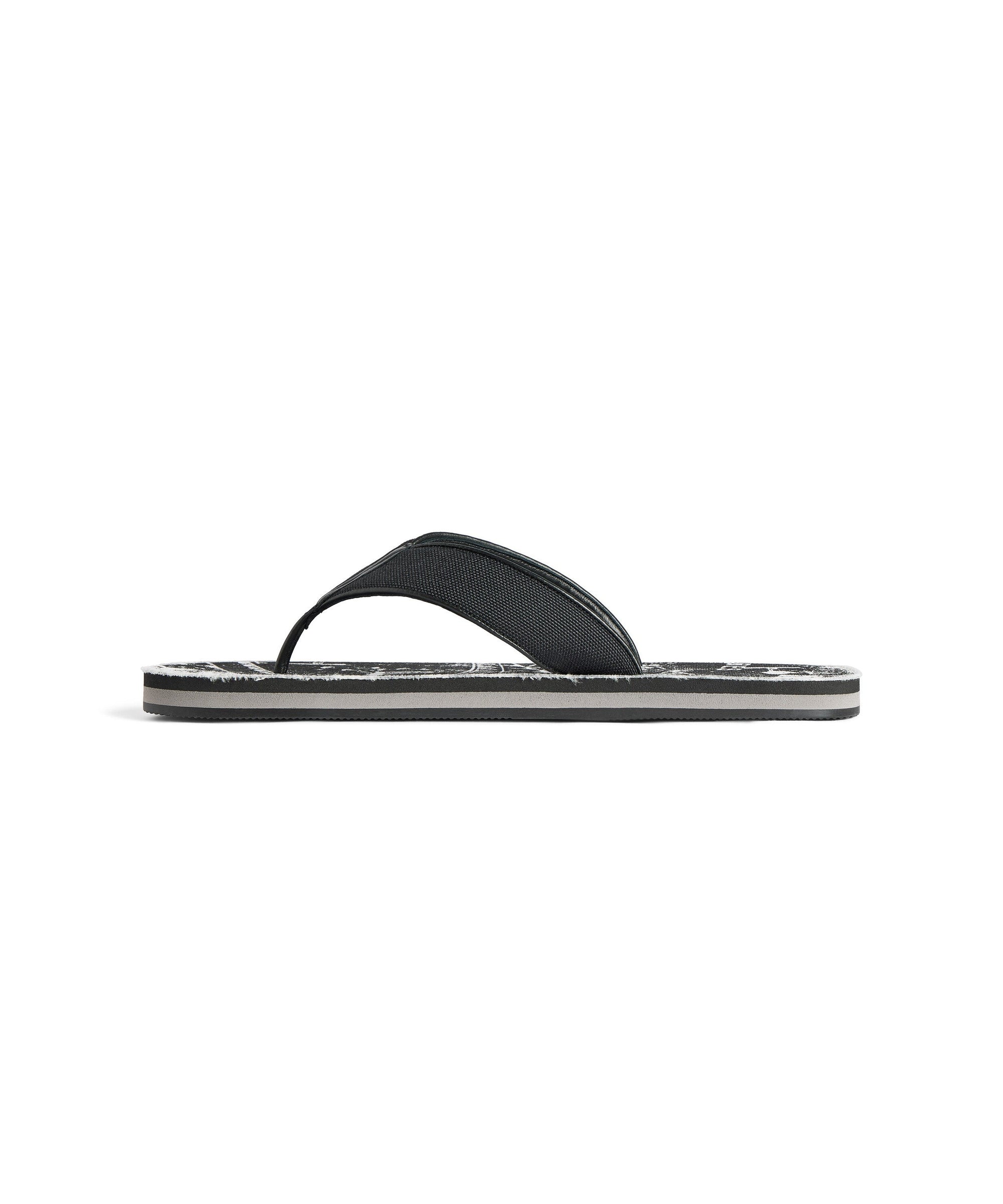 Sunset Thong Flat - Black & White