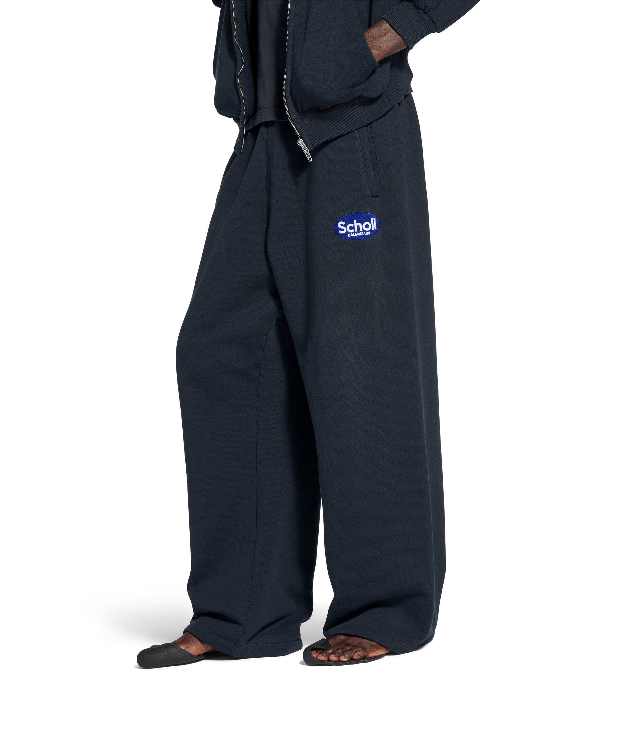 Balenciaga x Scholl Baggy Sweatpants - Faded Black