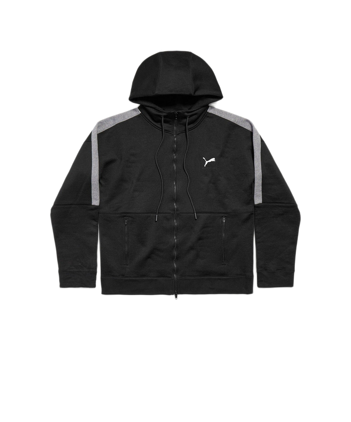 JERSEY / Balenciaga x Puma Hooded Tracksuit Jacket - Black & Dark Grey