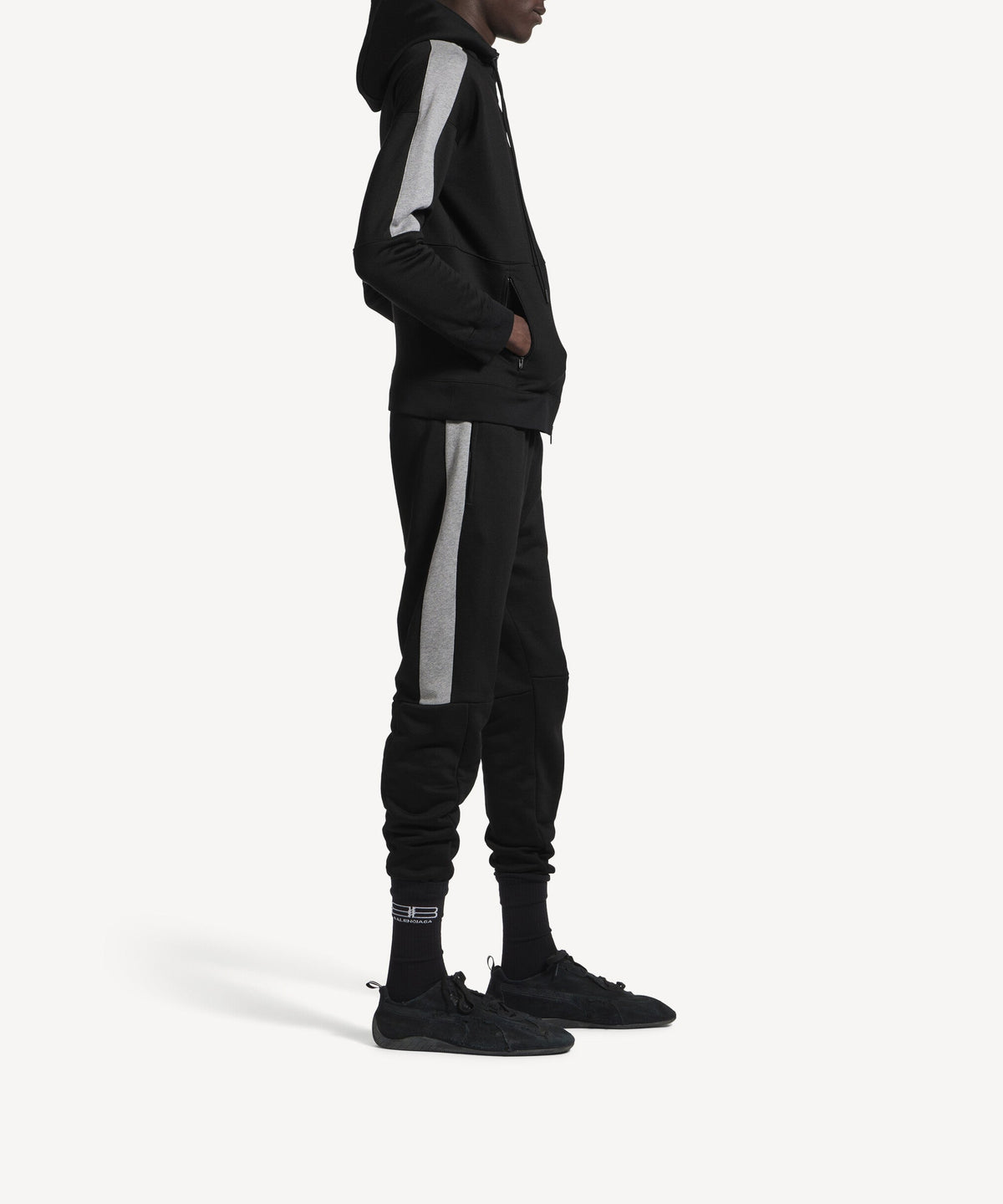 JERSEY / Balenciaga x Puma Hooded Tracksuit Jacket - Black & Dark Grey