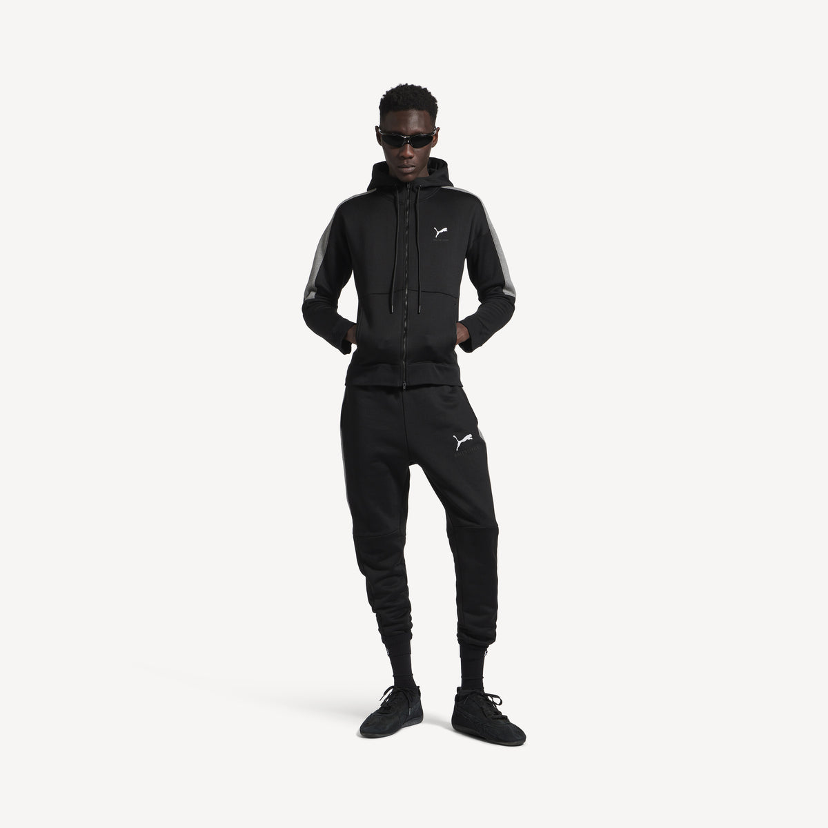 Balenciaga x PUMA Tracksuit Pants - Black & Dark Grey