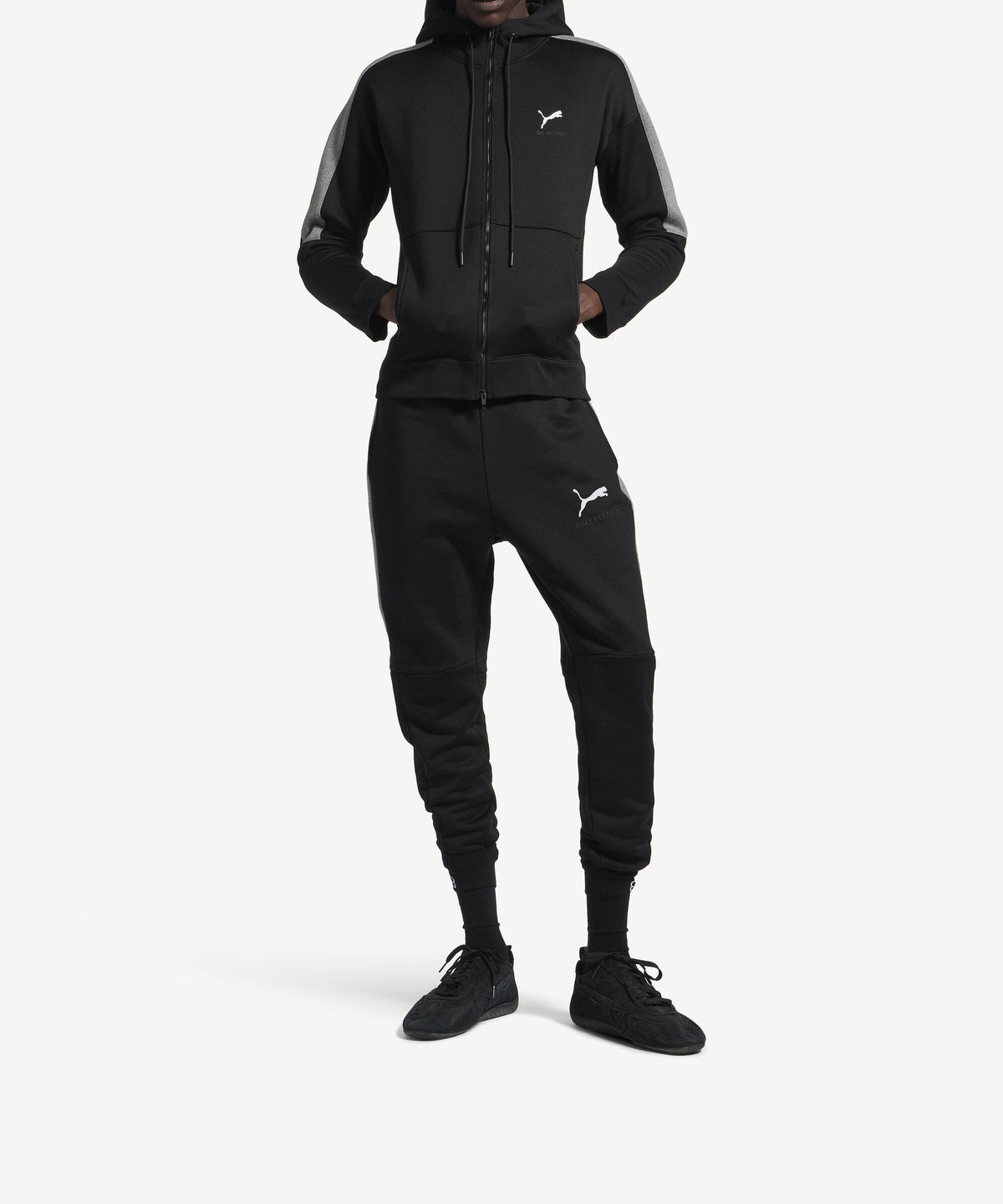 JERSEY / Balenciaga x Puma Tracksuit Pants - Black & Dark Grey