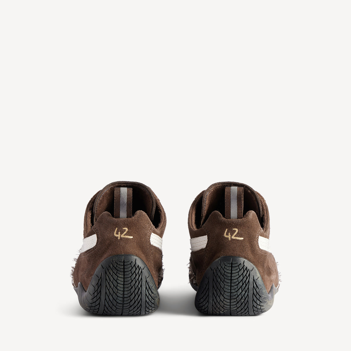 Speedcat Suede Balenciaga - Brown & White & Black