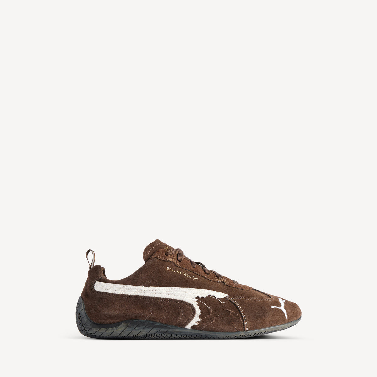 Speedcat Suede Balenciaga - Brown & White & Black
