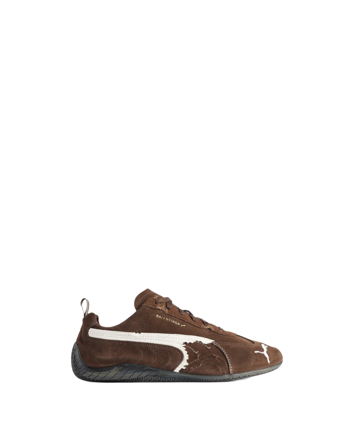 SPEED / Speedcat Suede Balenciaga - Brown & White & Black