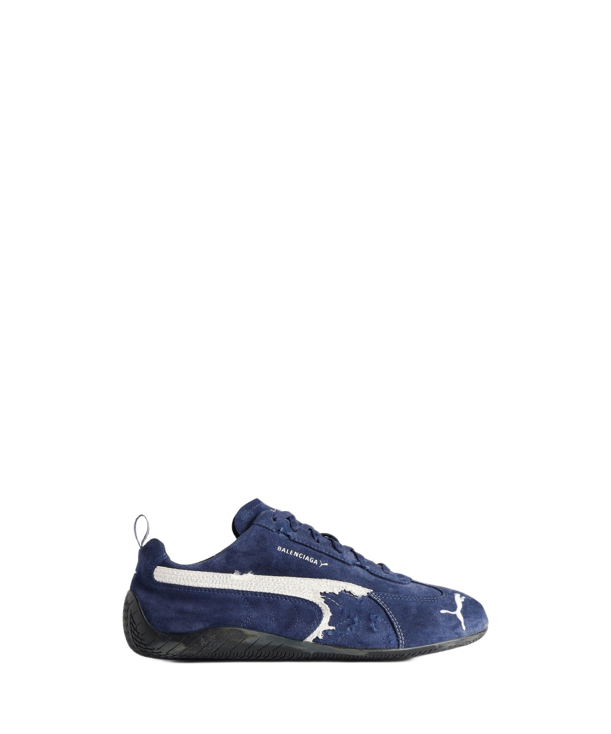 SPEED / Speedcat Suede Balenciaga - Navy & White & Black