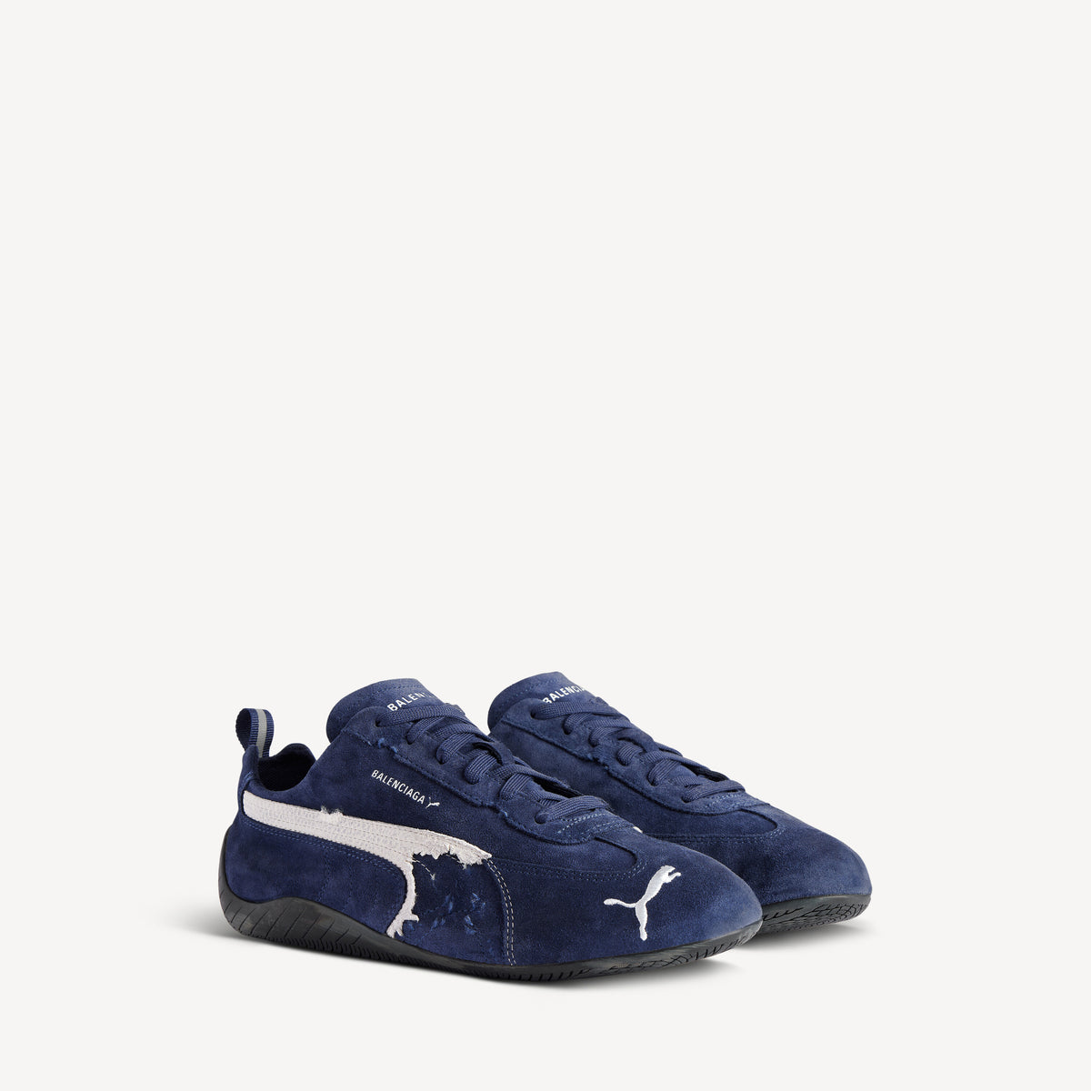 Speedcat Suede Balenciaga - Navy & White & Black