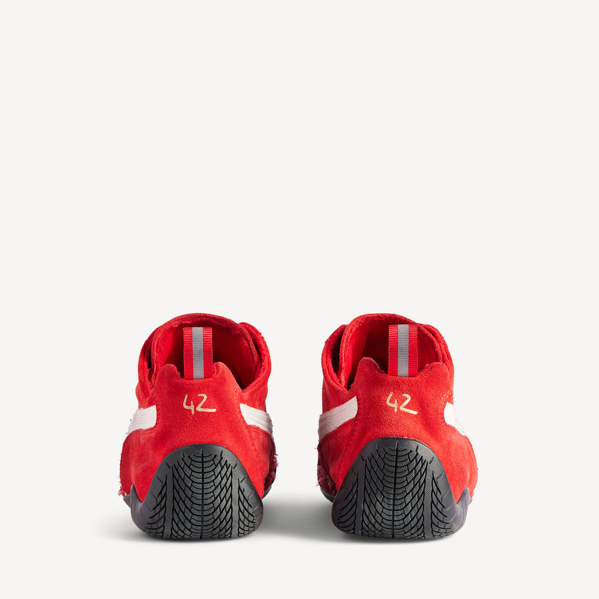 Speedcat Suede Balenciaga - Red & White & Black