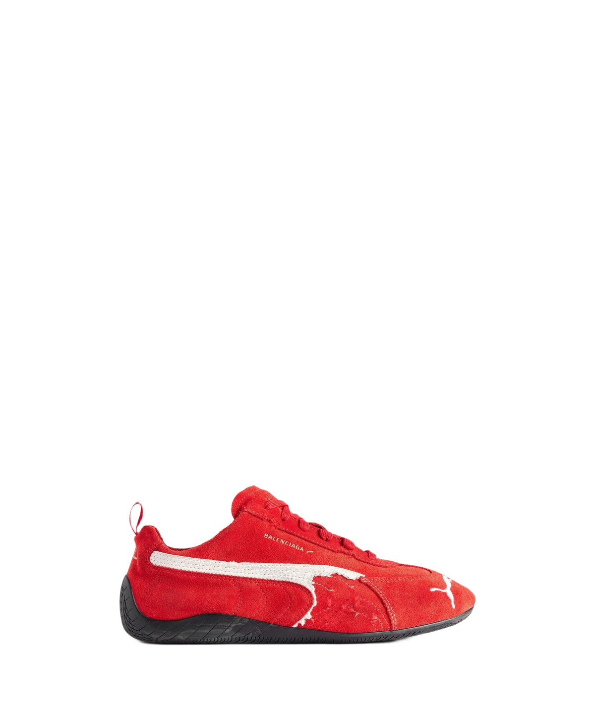 SPEED / Speedcat Suede Balenciaga - Red & White & Black