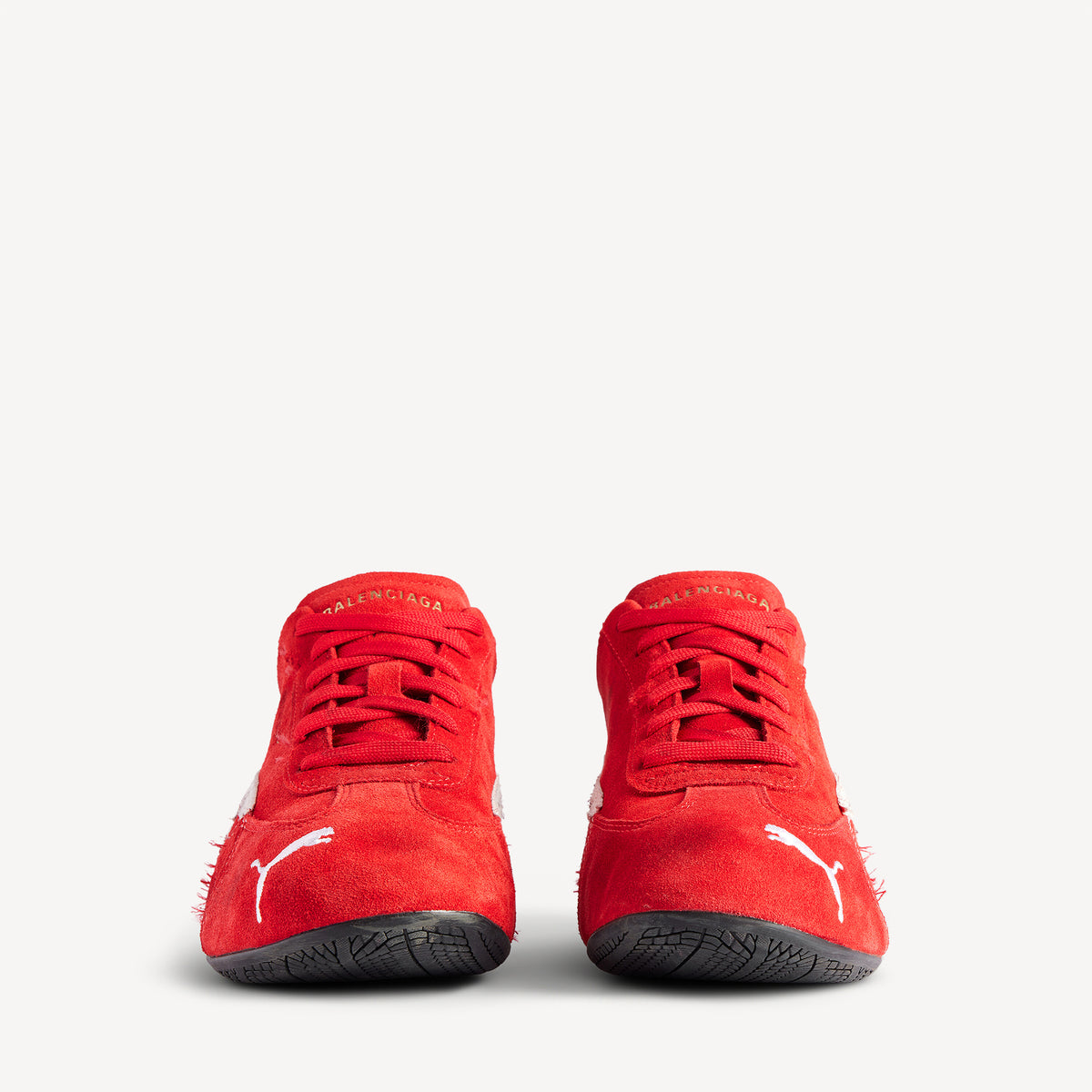 Speedcat Suede Balenciaga - Red & White & Black