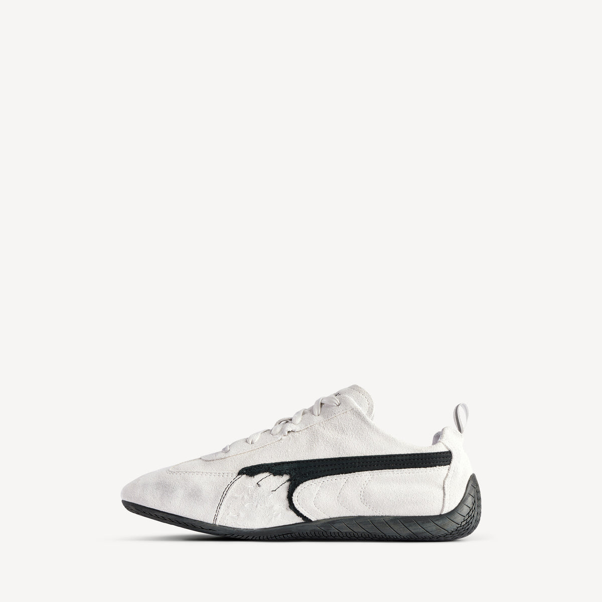 Speedcat Suede Balenciaga - White & Black