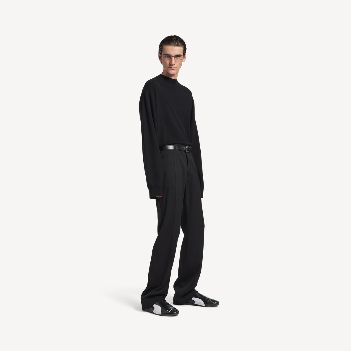 Speedcat Leather Balenciaga - Black & White