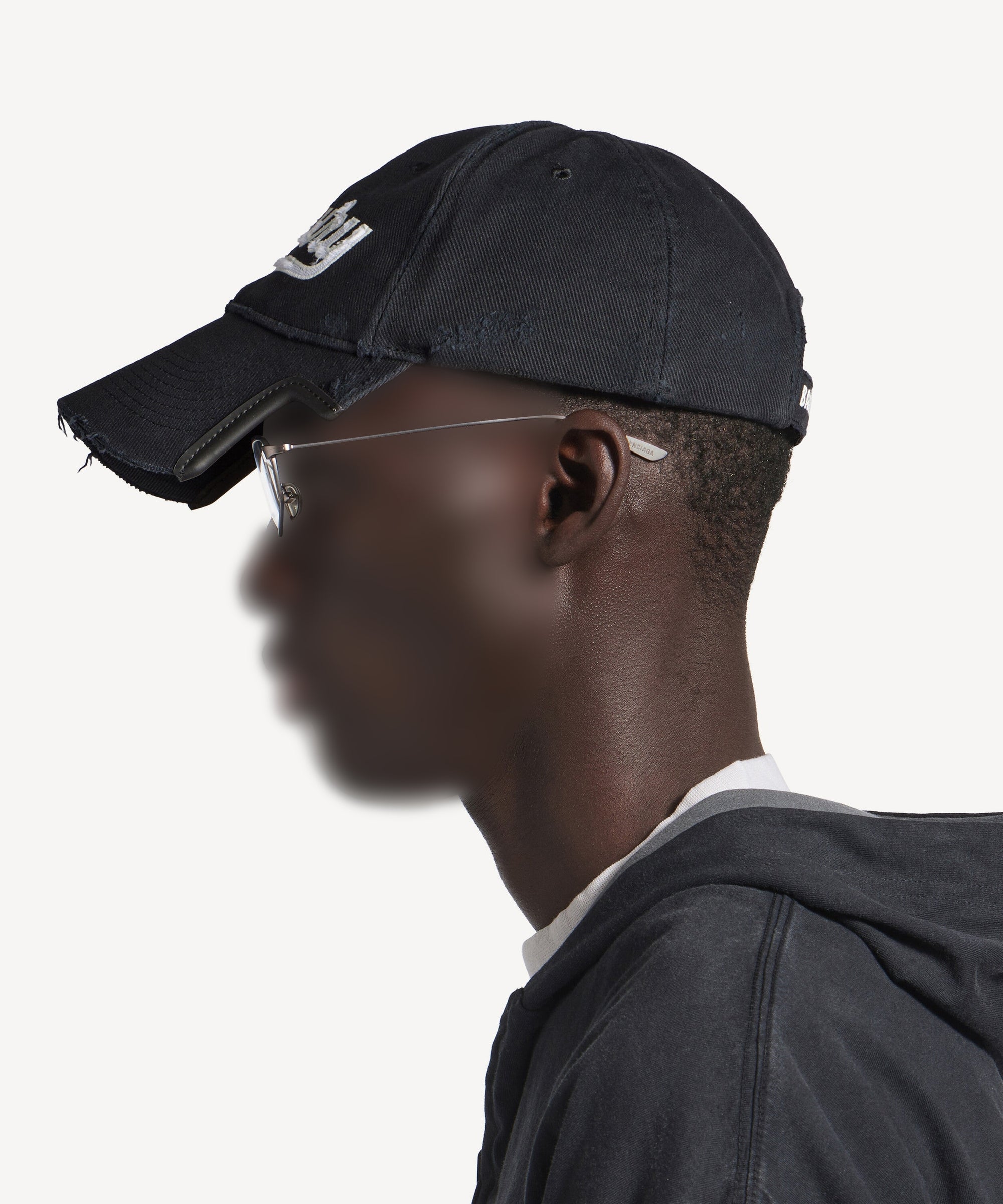 Luxury Script Cap - Faded Black