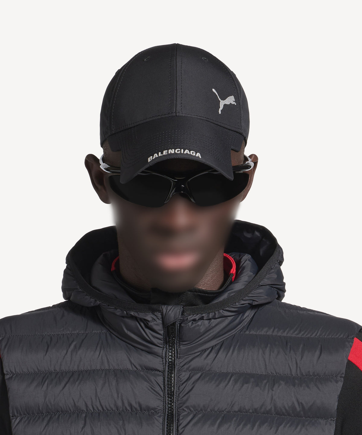 PUMA / Balenciaga x Puma Cap - Black & Reflective