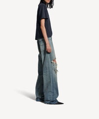 Washed Crayon Political T-Shirt - Washed Black