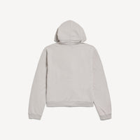 Luxury Script Zip-Up Hoodie - Dirty White & White