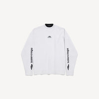 3B Sports Icon Ski Crewneck - White & Black