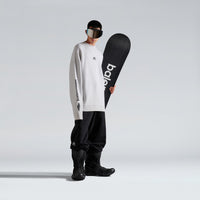 3B Sports Icon Ski Crewneck - White & Black