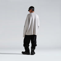 3B Sports Icon Ski Crewneck - White & Black