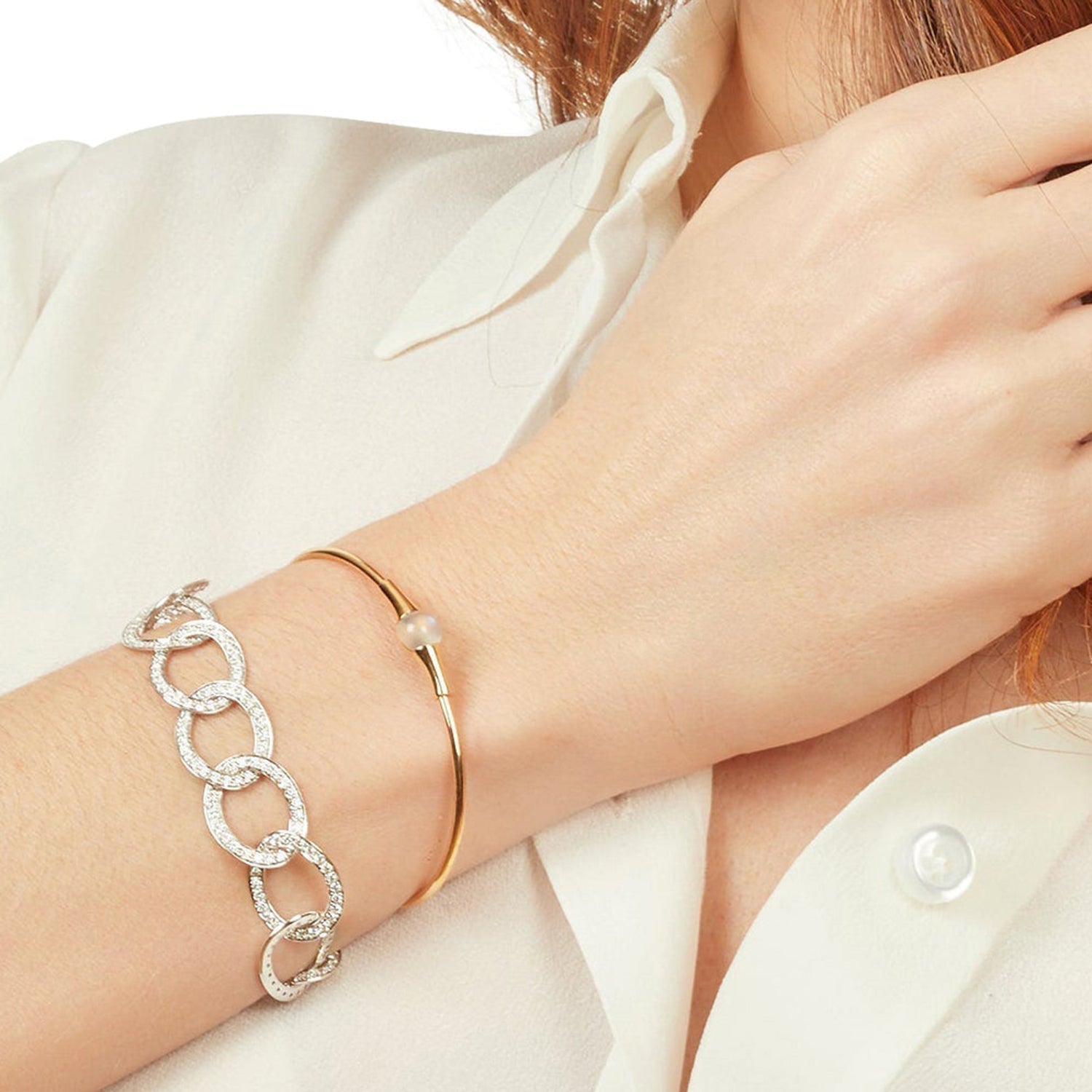 Brera Bracelet - White gold