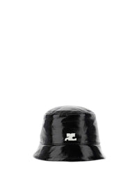 Vinyl bucket Hat - Black