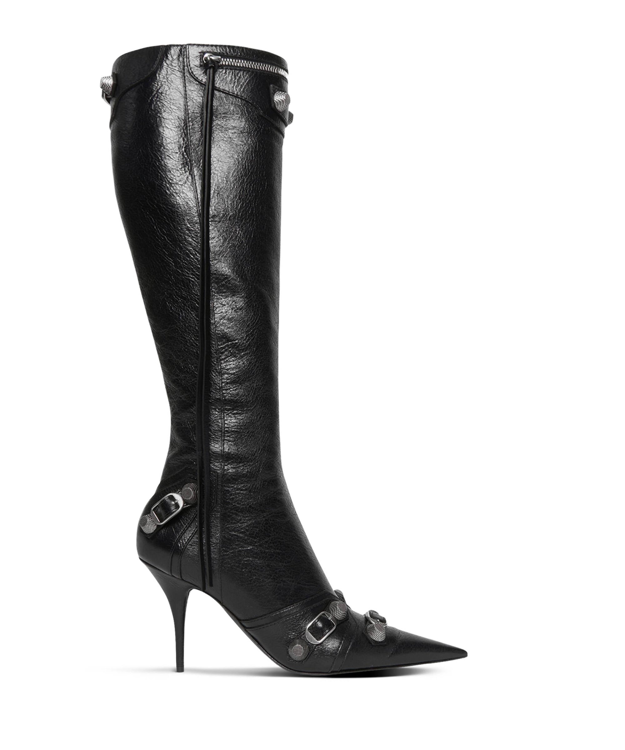 Cagole 90 Boots - Black & Silver