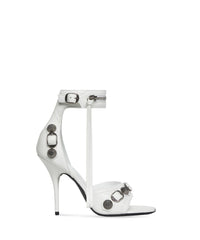 Cagole 110 Sandals - Optic White & Silver