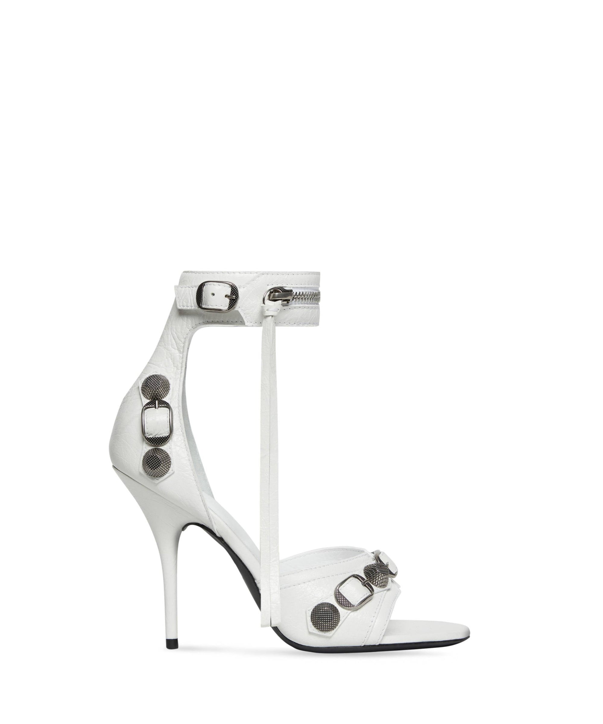 Cagole 110 Sandals - Optic White & Silver