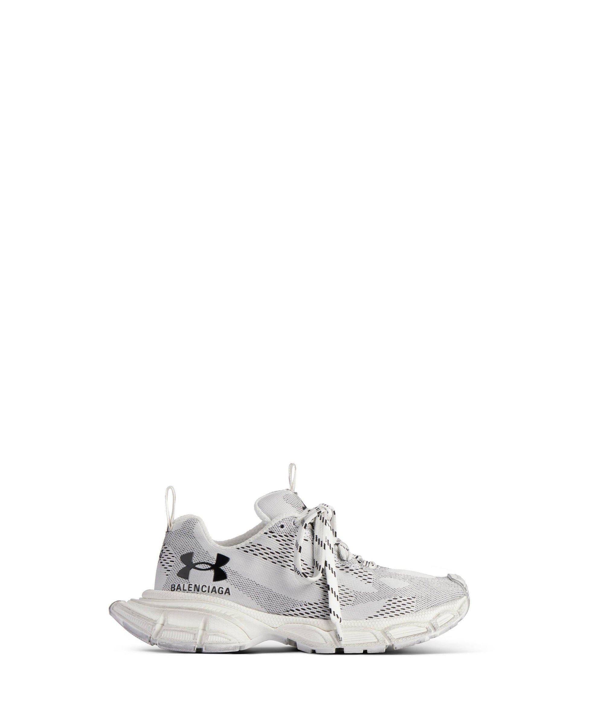 Under Armour® 3XL Knit Sneakers - White & Black