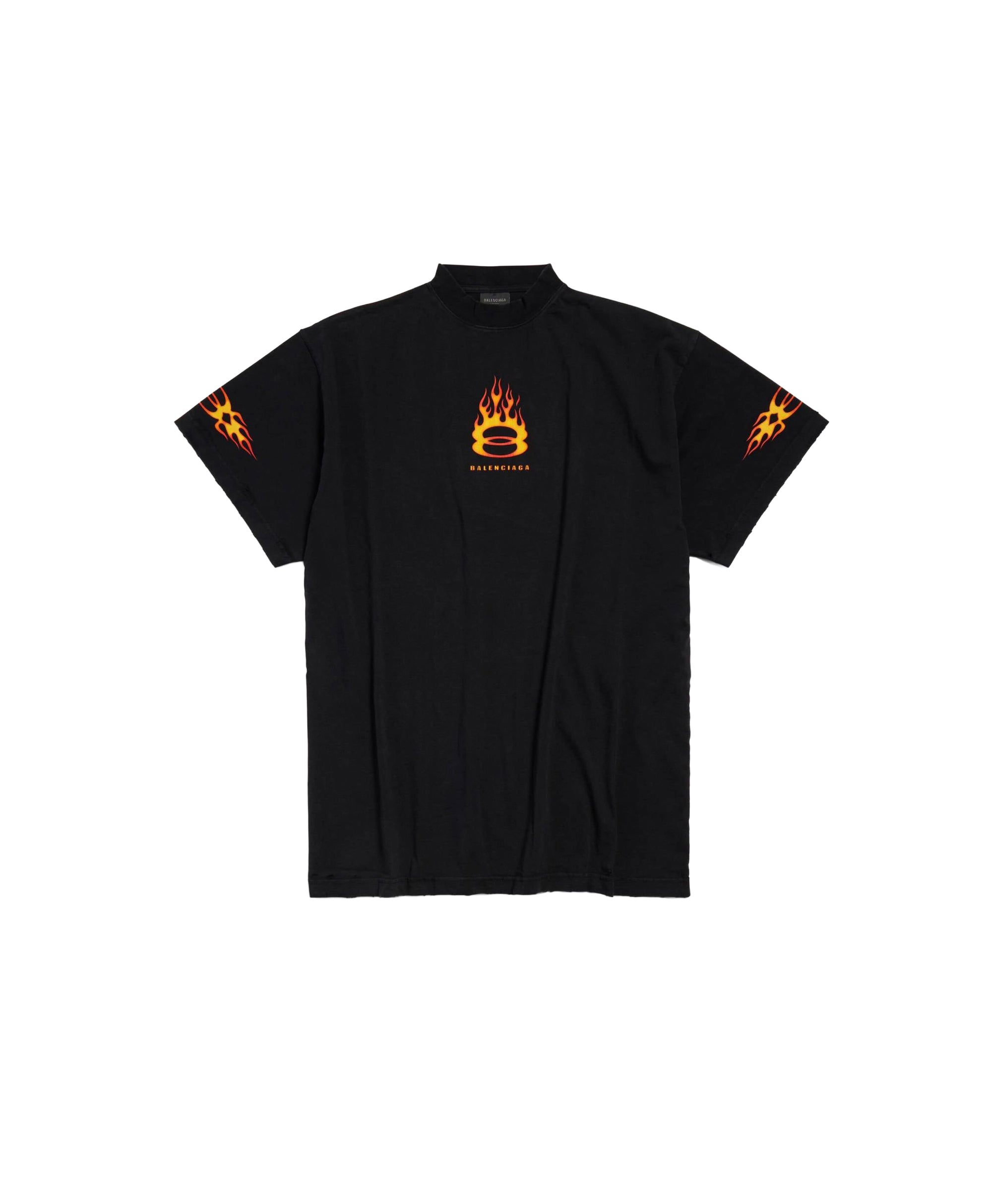 Burning Unity T-Shirt Oversized - Washed Out Black
