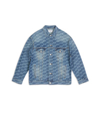 BB Monogram Jacket - Blue Authentic Ring