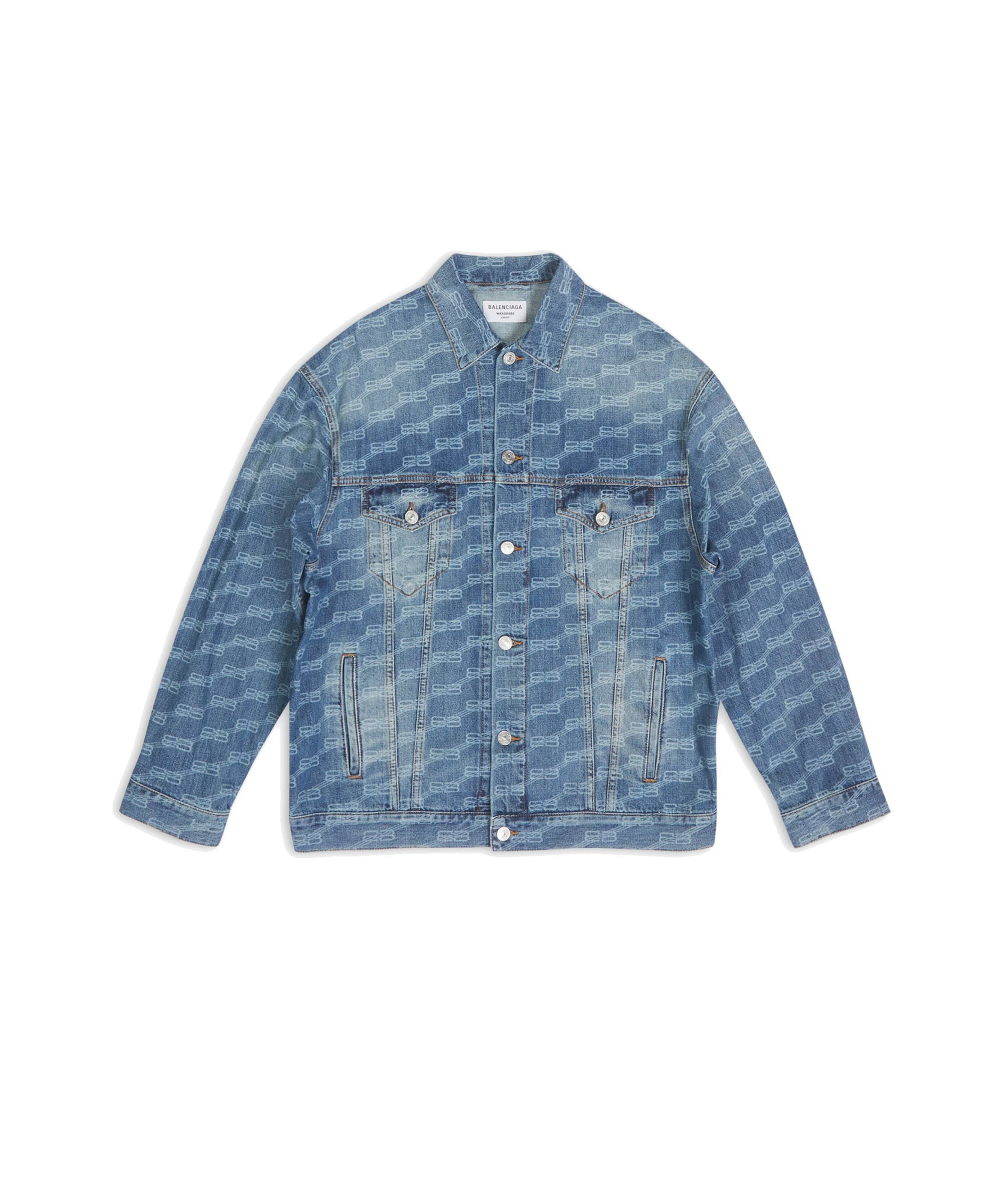 BB Monogram Jacket - Blue Authentic Ring