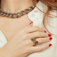 Sabbia Diamond & Rose gold Ring - Rose gold