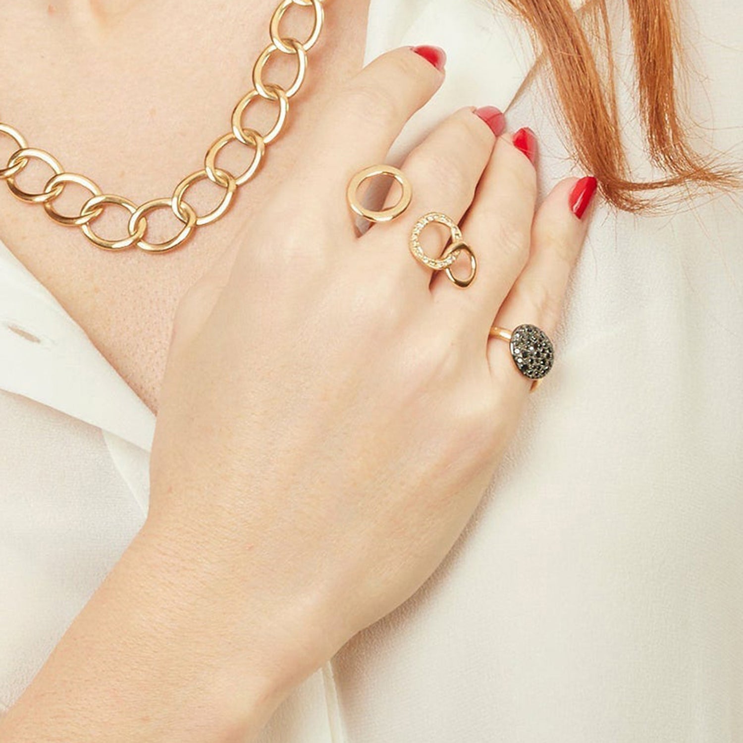 Sabbia Diamond & Rose gold Ring - Rose gold