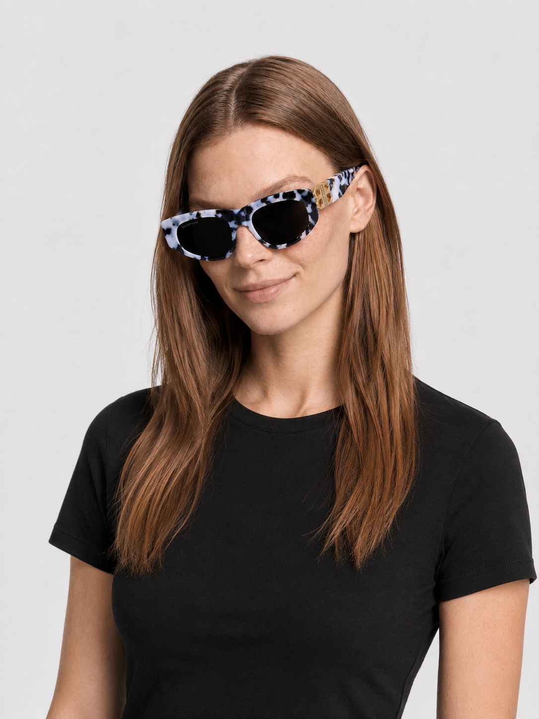 Dynasty D-Frame white & havana Sunglasses - White & Havana
