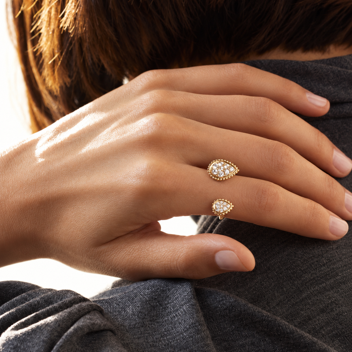 Serpent Bohème Multi-Motifs yellow gold & diamonds Ring - Yellow