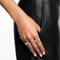 Serpent Bohème S Motifs white gold & diamonds Ring - White