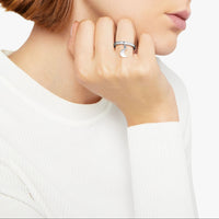 Essentials brisè ring in sterling silver - Silver