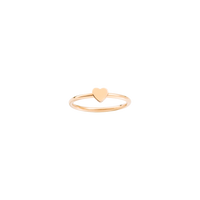 Heart rose gold Ring - Rose Gold