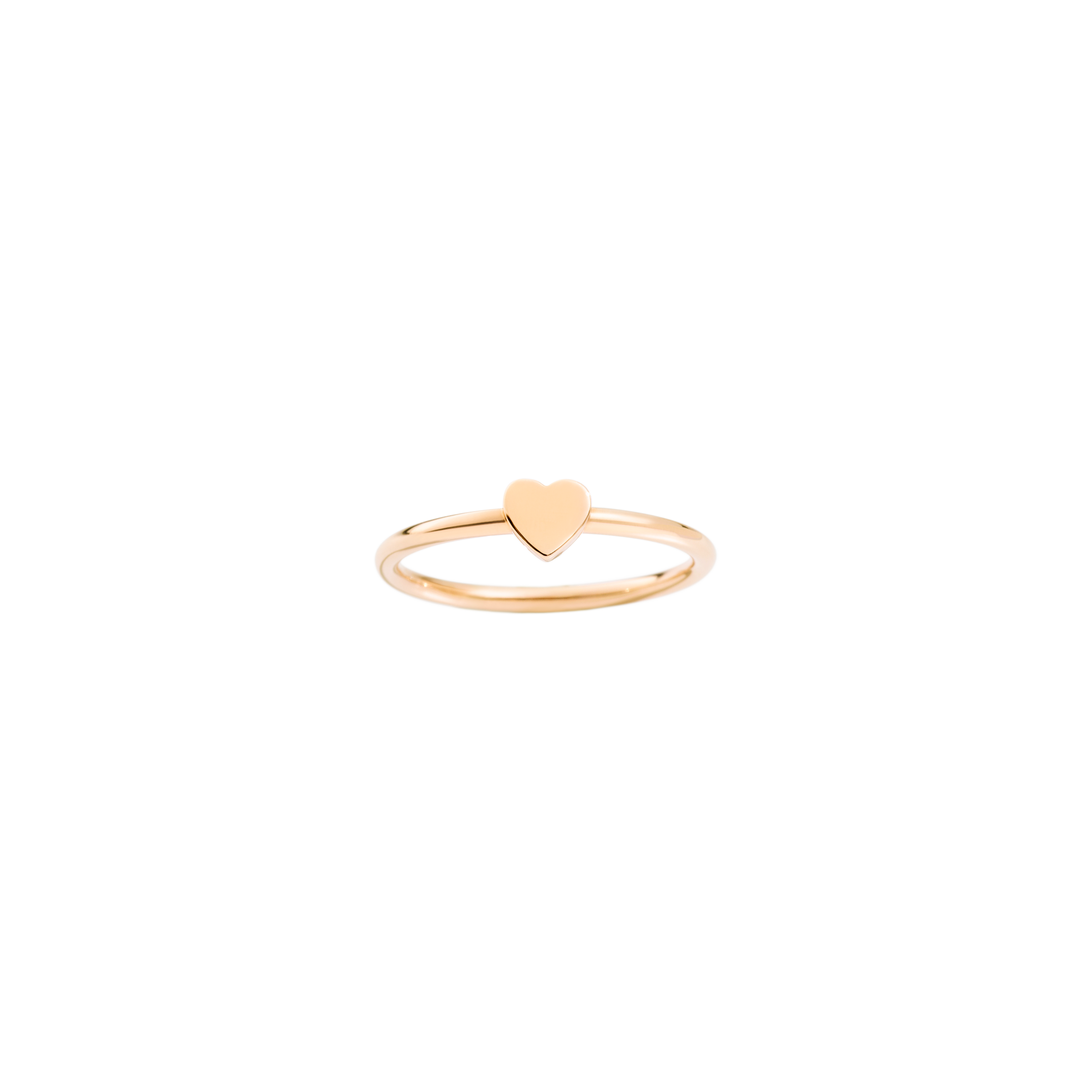 Heart rose gold Ring - Rose Gold