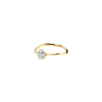 Four leaf clover yellow gold & diamonds Ring - Yellow Gold